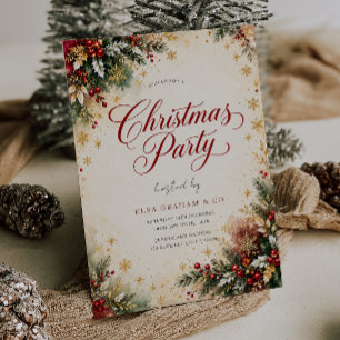 Festive Trending Corporate Christmas Party Invitation