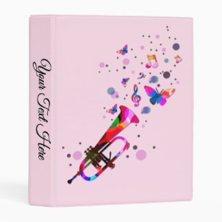 Festive Trumpet Personal Mini Binder