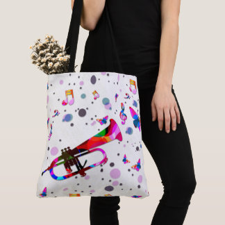 Festive Trumpet Tote Bag