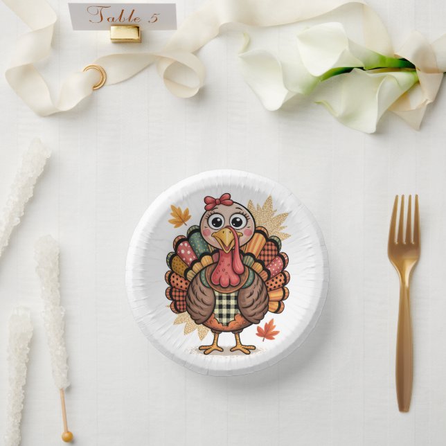 Festive Turkey Paper Bowls (Wedding)