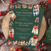 Festive Ugly Christmas Sweater Unique Party Invitation