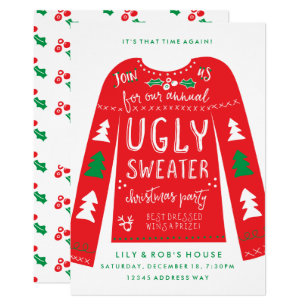 Ugly Sweater Contest Invitation 6