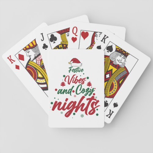 Festive vibes and cozy nights playing cards