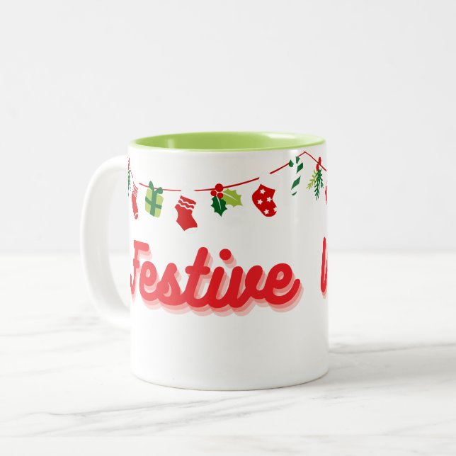 Festive Vibes Mug (Front Left)