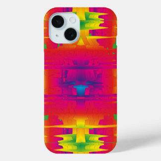 Festive Vibrant Color Indian Pattern  iPhone 15 Case