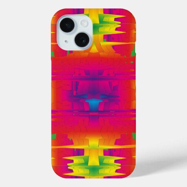 Festive Vibrant Color Indian Pattern  Case-Mate iPhone Case (Back)