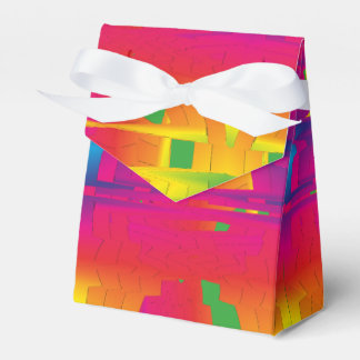 Festive Vibrant Color Indian Pattern  Favor Boxes
