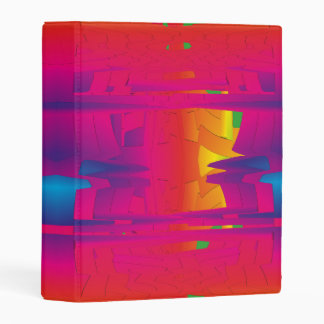Festive Vibrant Color Indian Pattern Mini Binder
