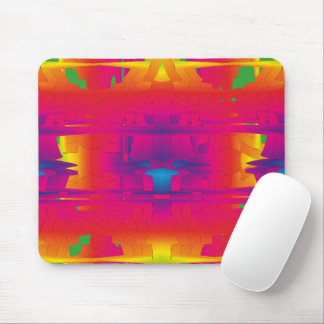 Festive Vibrant Color Indian Pattern Mouse Pad