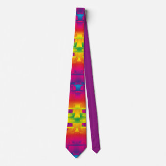 Festive Vibrant Color Indian Pattern  Neck Tie