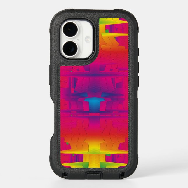 Festive Vibrant Color Indian Pattern  Otterbox iPhone Case (Back)