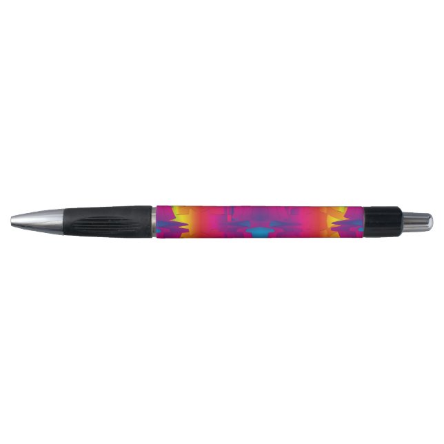 Festive Vibrant Color Indian Pattern  Pen (Front)