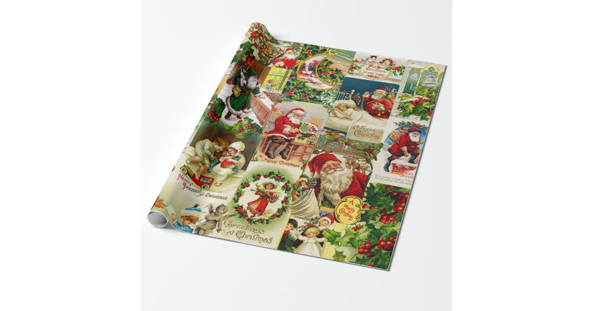 Vintage Christmas Paper  Vintage christmas wrapping paper