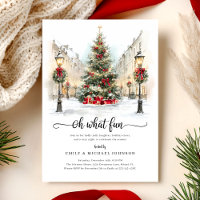 Festive Watercolor Christmas Party