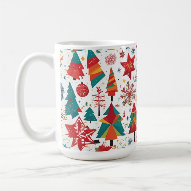 Festive Whimsy Christmas Mug (Left)