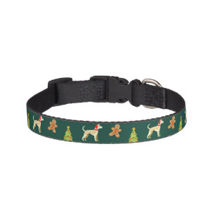 Festive Whippet Christmas Pet Collar