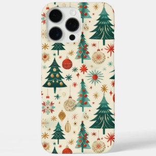 Festive Winter Holidays Pattern iPhone 16 Pro Max Case
