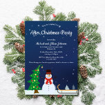 Festive Winter Snowman After Christmas Party Invitation<br><div class="desc">Festive Winter Snowman After Christmas Party Invitation - Gather with family and friends after Christmas with this cute and festive post Christmas party invitation. Available in both print and instant digital download,  you can easily send it via text,  email or social media.</div>