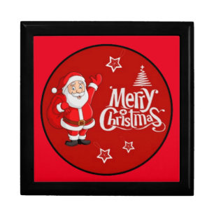 Festive Wishes: Merry Christmas from Santa Gift Box