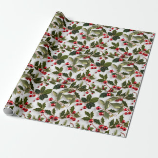 Festive Wrap Wonderland 'Holly Berries' Wrapping Wrapping Paper