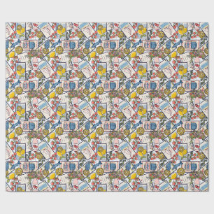 Festive Wrapping Paper in Mediterranean Vacation