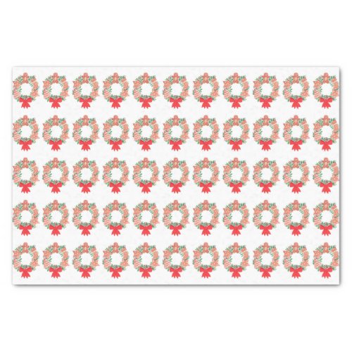 Festive Wreath Christmas Tissue Paper