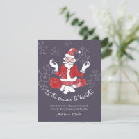 Festive Yoga Santa Season to Breathe