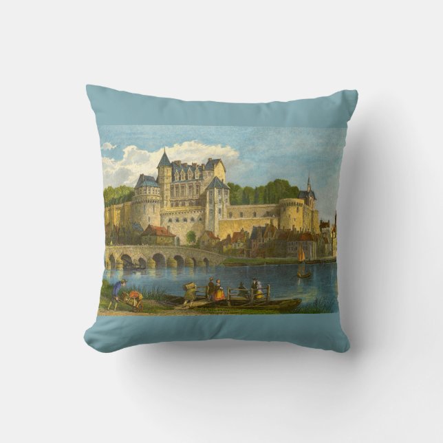 Festung Coburg Throw Pillow (Front)