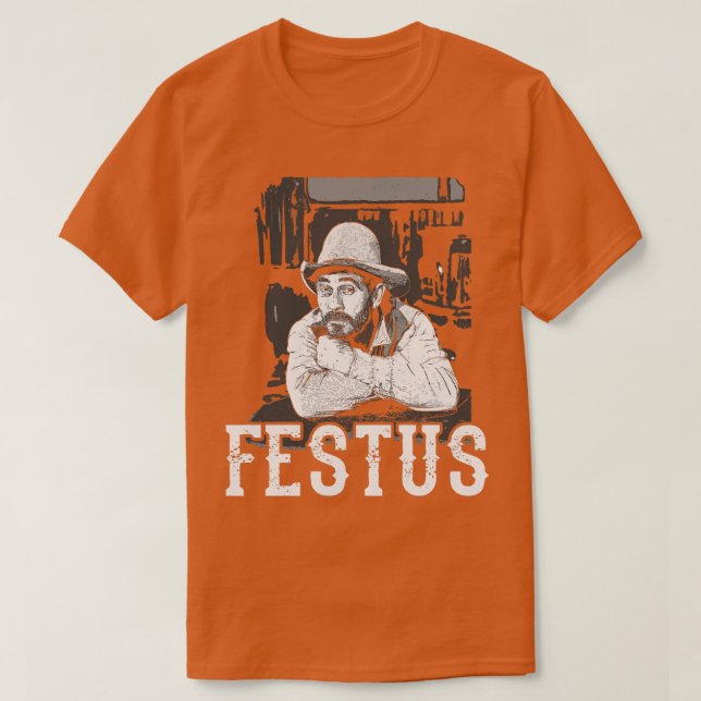 Festus from Gunsmoke T-Shirt (Design Front)