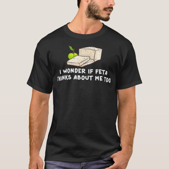Feta Cheese Gift Goat Greece Greek  T-Shirt (Front)