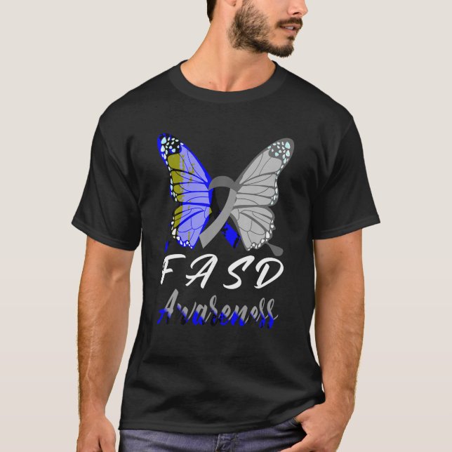 Fetal Alcohol Spectrum Disorder FASD Awareness Sup T-Shirt (Front)