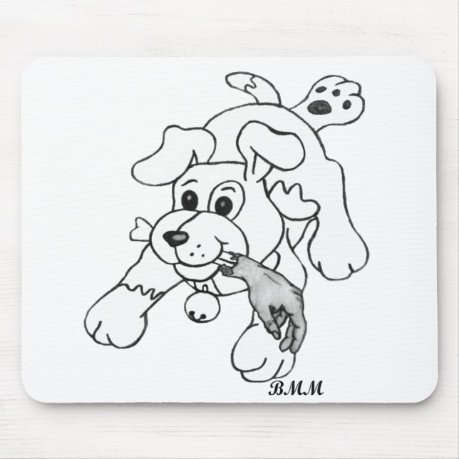 Fetch Boy Mouse Pad (Front)