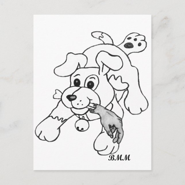 Fetch Boy Postcard (Front)