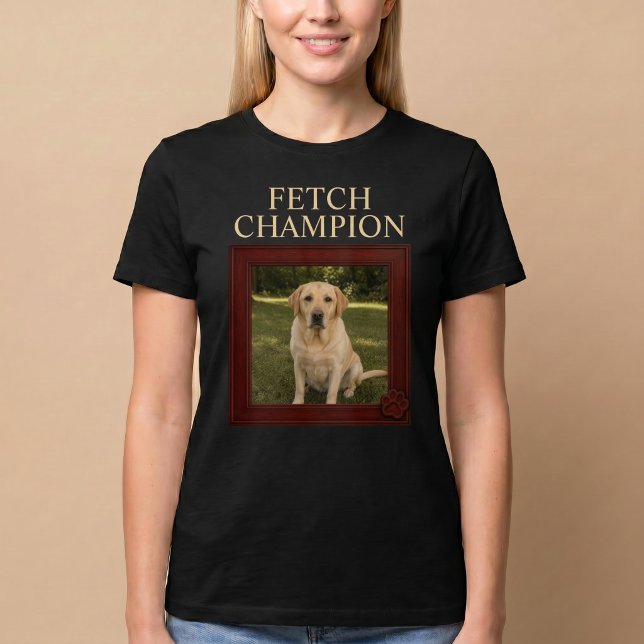 Fetch Champion Custom Funny Dog T-Shirt (Creator Uploaded)