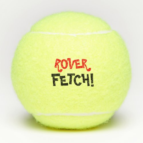 Fetch  Custom Name for your dog Tennis Balls