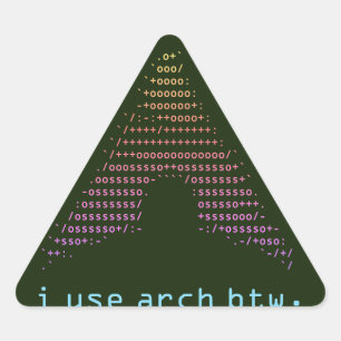 Fetch Dark - Color Triangle Sticker