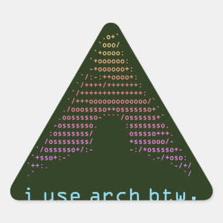 Fetch Dark - Color Triangle Sticker