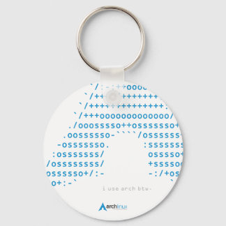Fetch Light Arch Linux Logo Keychain