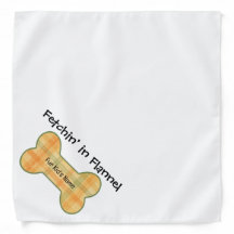 Fetchin’ in Flannel – Custom Fall Dog Bandana