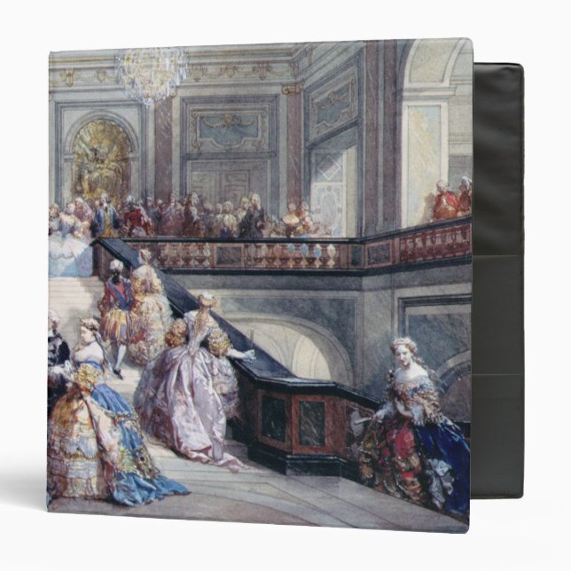 Fete at the Chateau de Versailles 3 Ring Binder (Front/Inside)