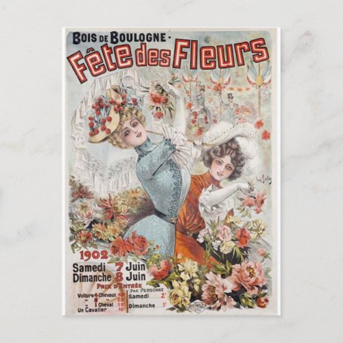 Fete de Fleurs Postcard