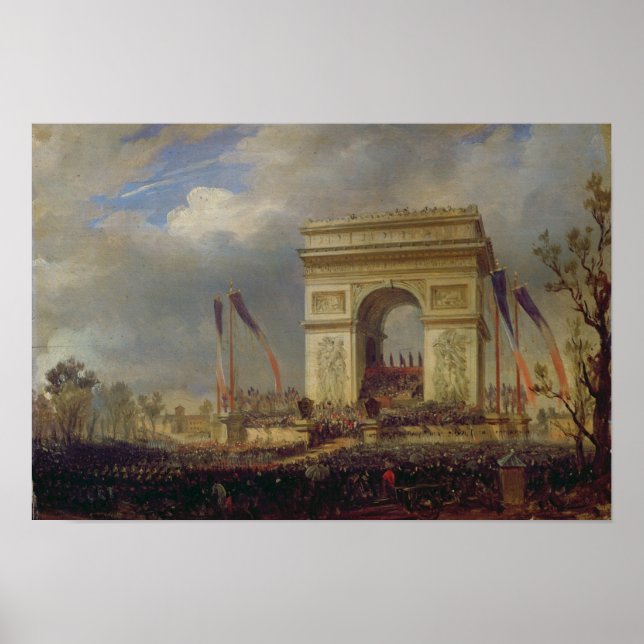 Fete de la Fraternite at the Arc de Triomphe Poster (Front)