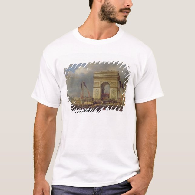 Fete de la Fraternite at the Arc de Triomphe T-Shirt (Front)