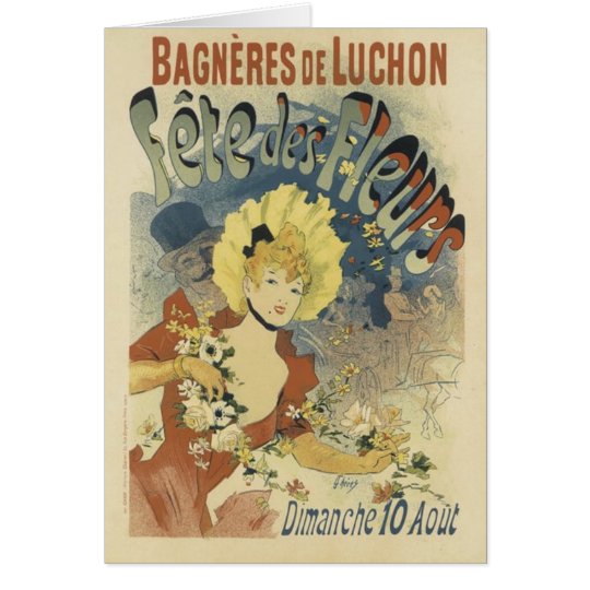 Fete des Fleurs Card