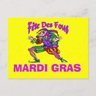 Fete Des Fous Postcard