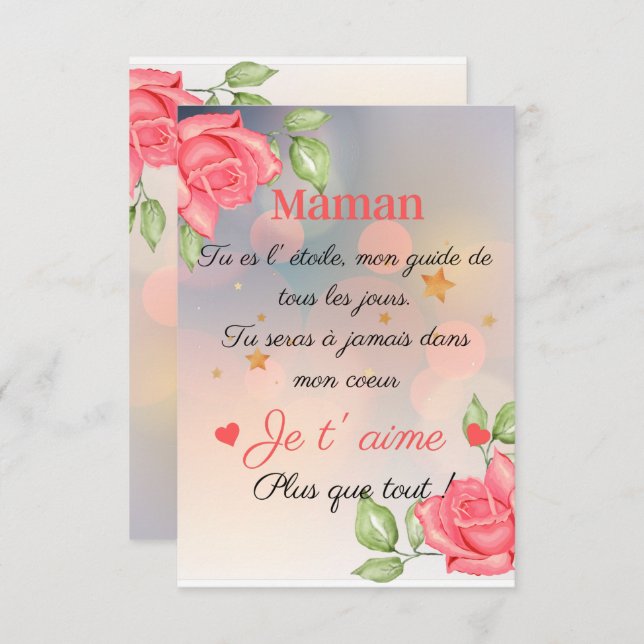 fête des mamans  (Front/Back)
