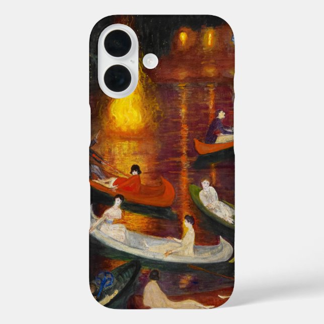 Fete on the Lake by Florine Stettheimer Case-Mate iPhone Case (Back)