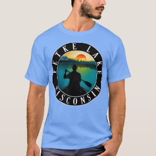 Fetke Lake Wisconsin Canoeing T-Shirt