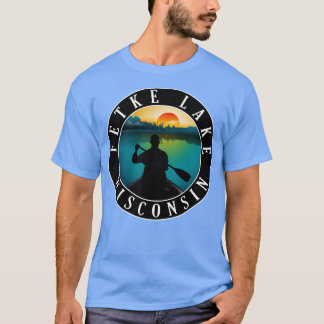 Fetke Lake Wisconsin Canoeing T-Shirt