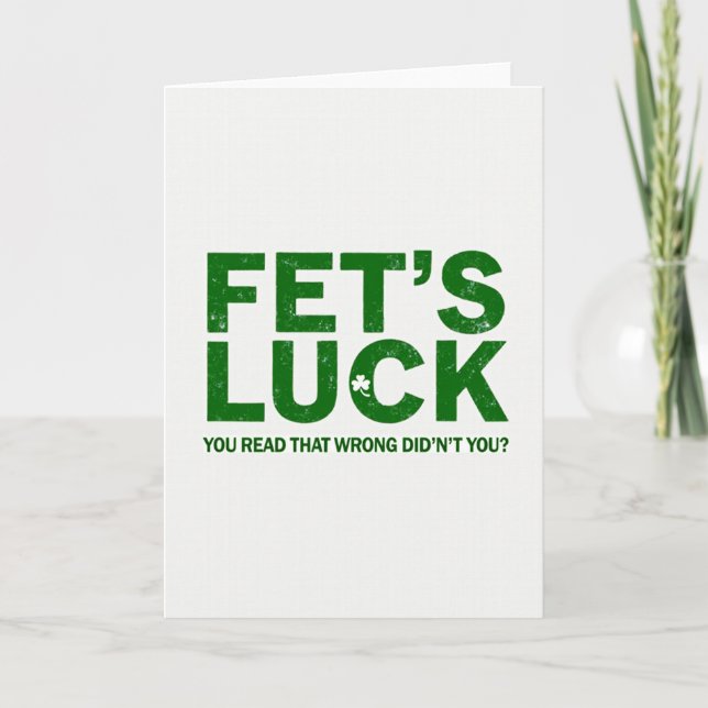 Fets Luck Read That Wrong Card (Front)